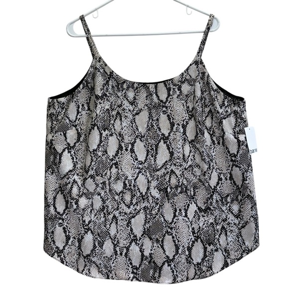 Bar III Plus Size Snake Print Skirt and Top Set. Size 1X NWT - Picture 2 of 15